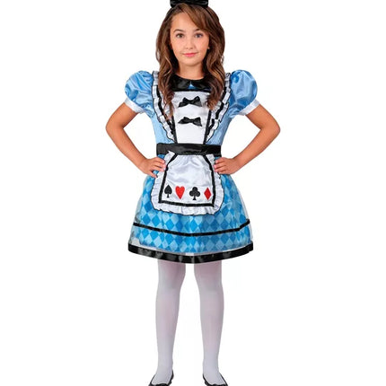 Widmann SRL Wonderland meisje kostuum Lynn kinderen