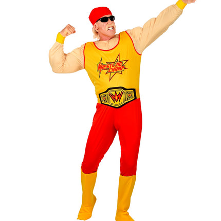 Widmann SRL Worstelaar pak Benny volwassenen