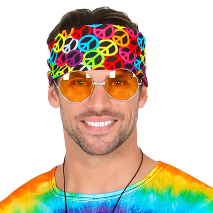 Widmann SRL Zakdoek Hippie bandana Peace