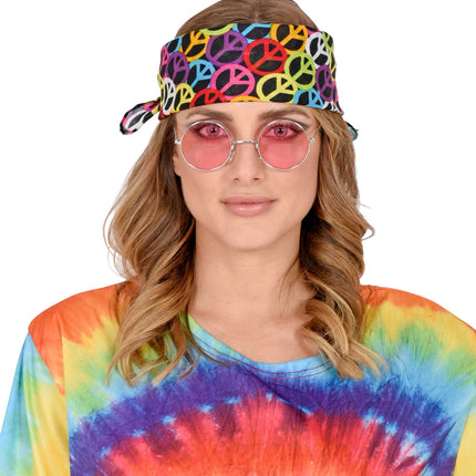 Widmann SRL Zakdoek Hippie bandana Peace