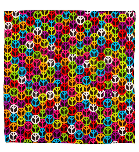 Widmann SRL Zakdoek Hippie bandana Peace