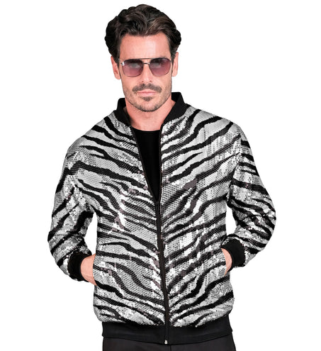 Widmann SRL Zebra print bomberjack