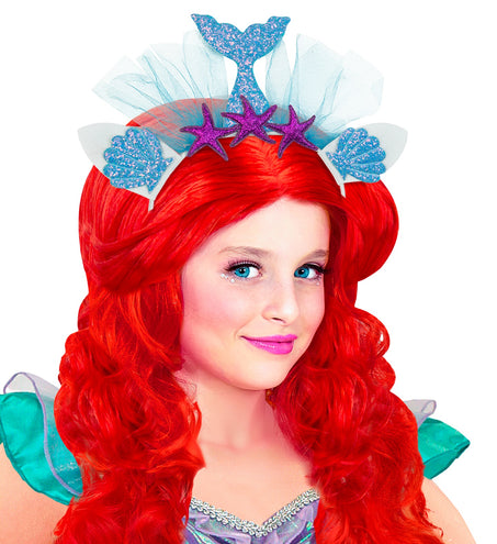 Widmann SRL Zeemeermin tiara blauw