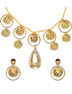 Widmann SRL Zigeuner ketting en oorbellen