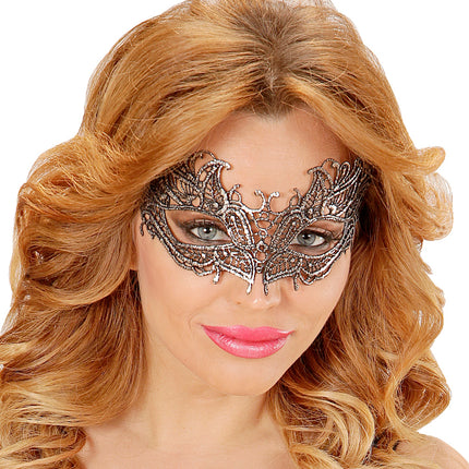 Widmann SRL Zilveren antieke oogmaskertjes