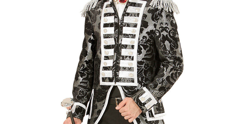 Widmann SRL Zilveren Jaquard parade show slipjas