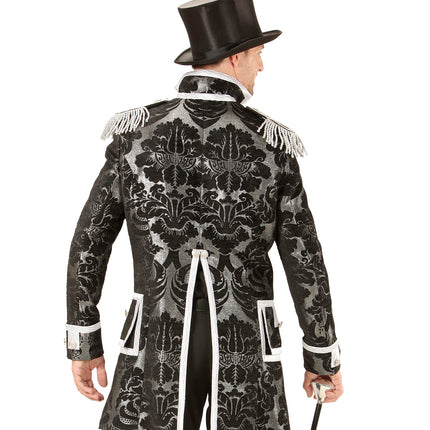 Widmann SRL Zilveren Jaquard parade show slipjas