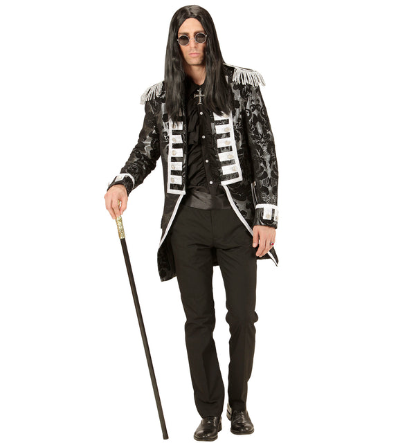 Widmann SRL Zilveren Jaquard parade show slipjas