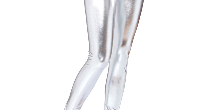 Widmann SRL Zilveren legging glans