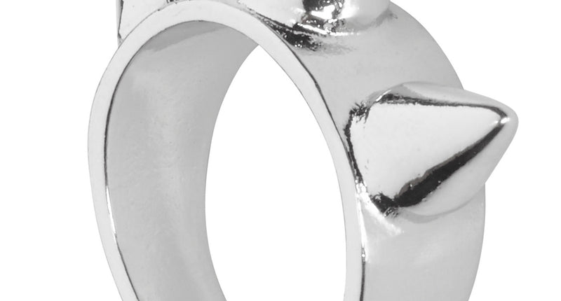 Widmann SRL Zilveren ring met 3 spikes