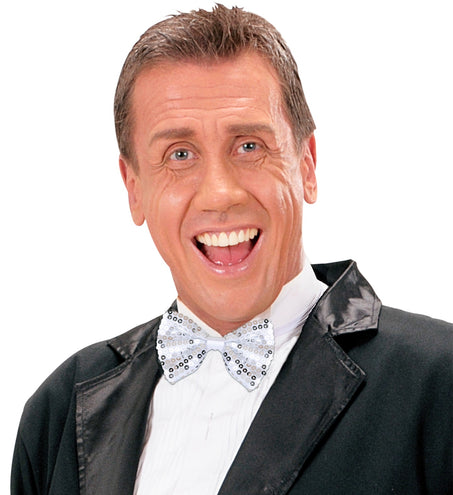 Widmann SRL Zilveren strik pailletten