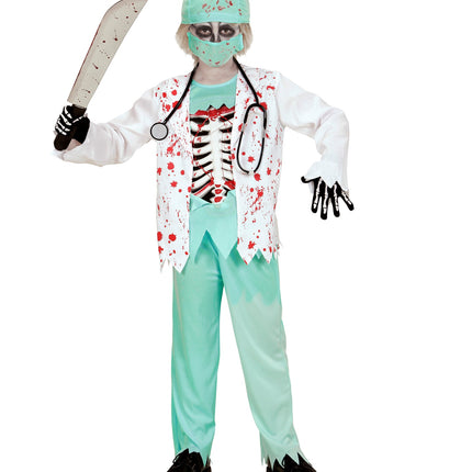 Widmann SRL Zombie dokter pak kind