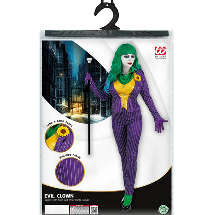 Widmann SRL Zombie joker pak Marijn dames