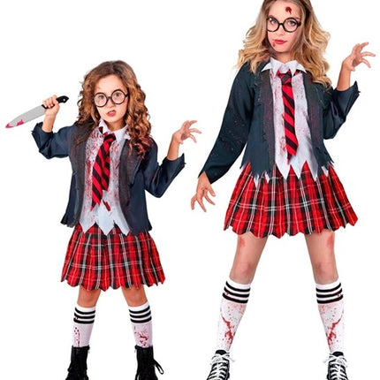 Widmann SRL Zombie schoolmeisje kostuum Emma kinderen