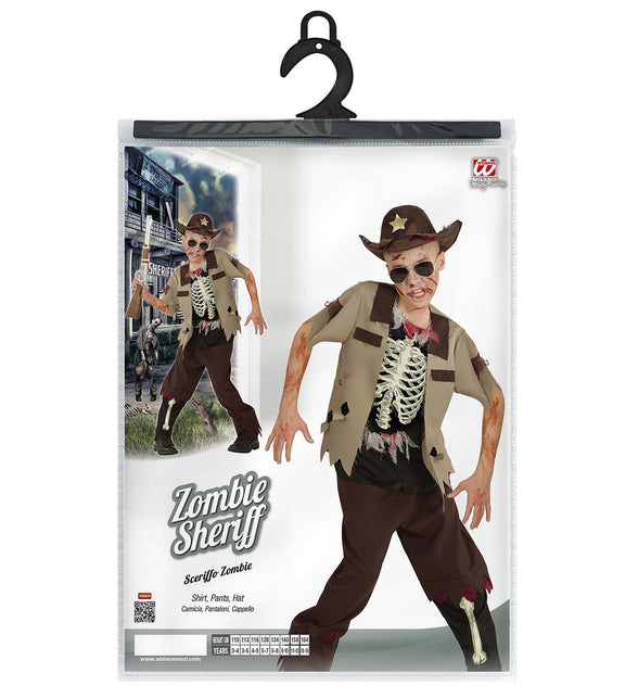 Widmann SRL Zombie sherrif kostuum kinderen