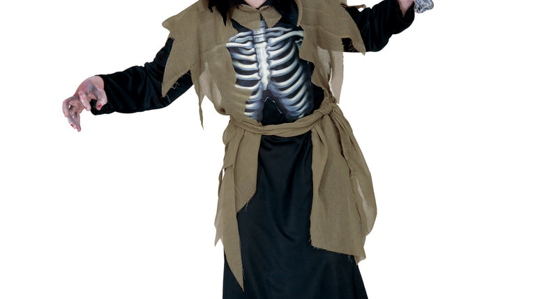 Widmann SRL Zombie skelet kostuum kinderen