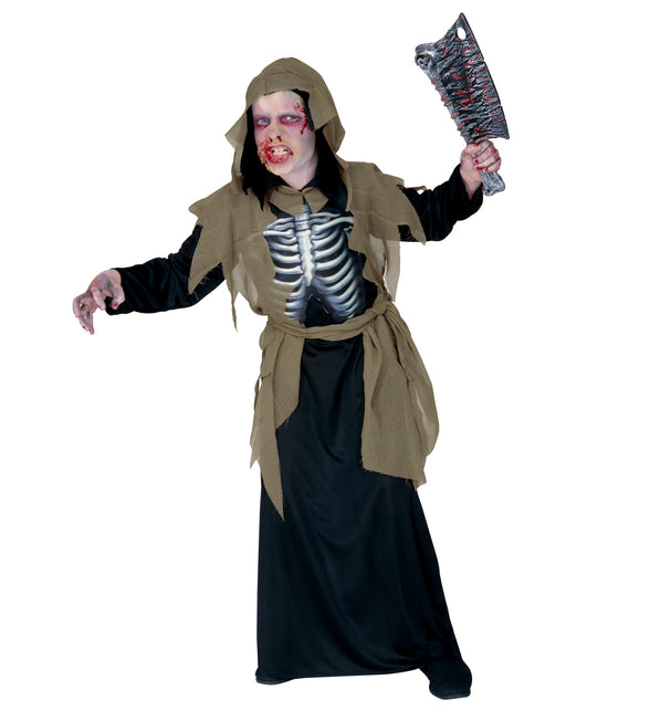 Widmann SRL Zombie skelet kostuum kinderen