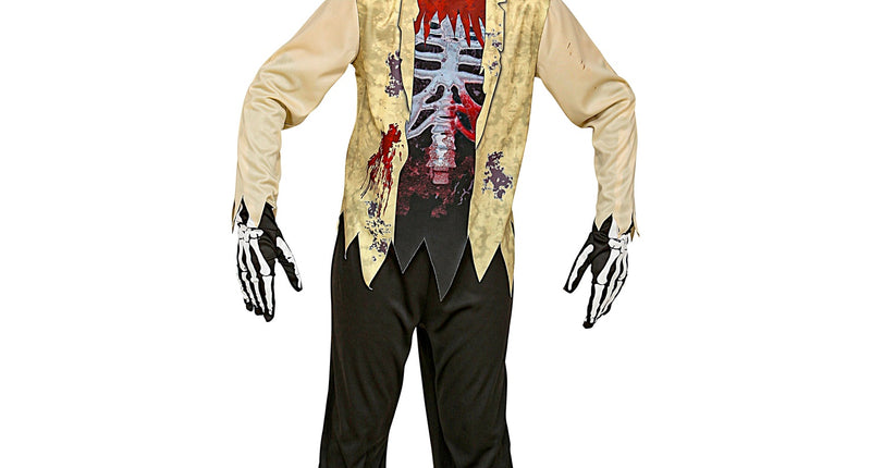 Widmann SRL Zombie skelet pak Karel kinderen