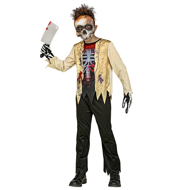 Widmann SRL Zombie skelet pak Karel kinderen