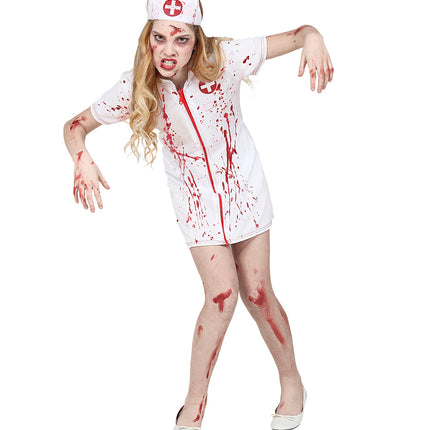 Widmann SRL Zombie verpleegster jurkje kinderen