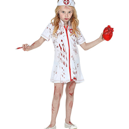 Widmann SRL Zombie verpleegster jurkje kinderen