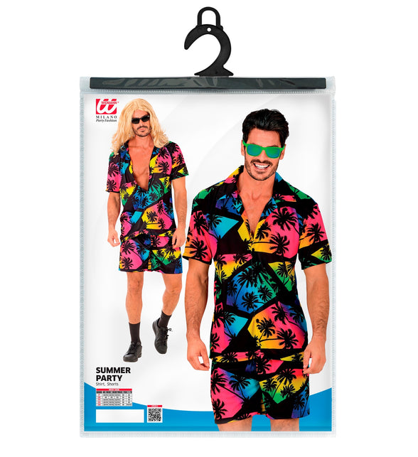 Widmann SRL Zomer party set  Palmtrees