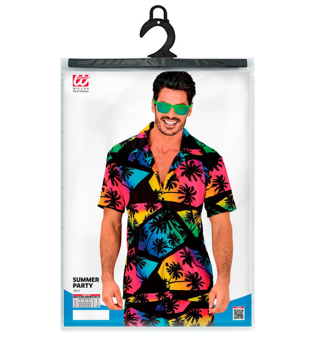 Widmann SRL Zomer partyshirt Palmtrees