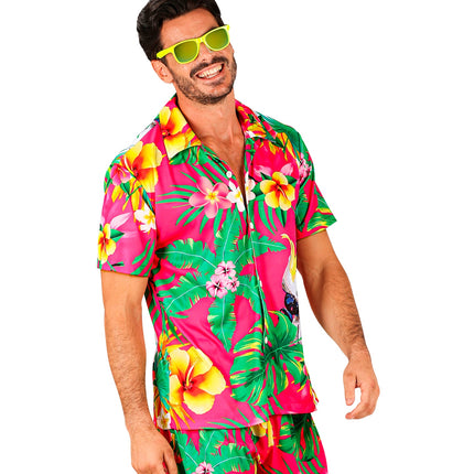 Widmann SRL Zomer partyshirt Parrot