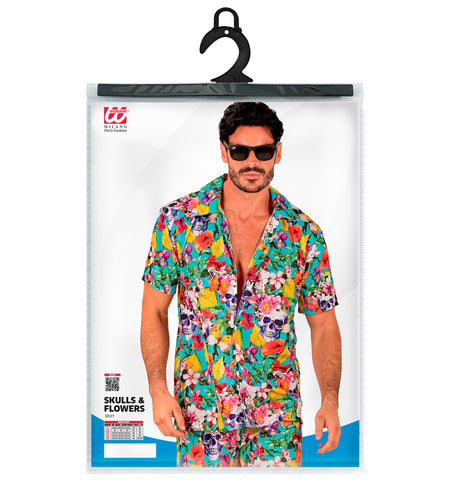 Widmann SRL Zomer partyshirt Skulls