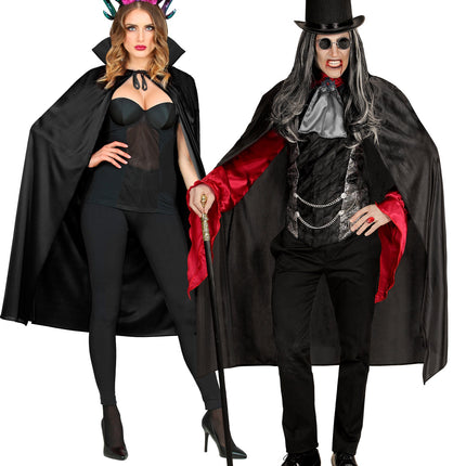 Widmann SRL Zwart cape halloween