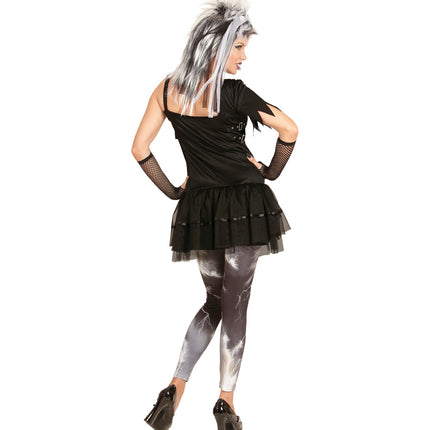 Widmann SRL Zwart Gothic Punk jurkje