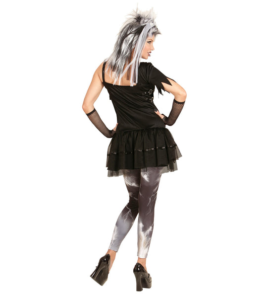 Widmann SRL Zwart Gothic Punk jurkje