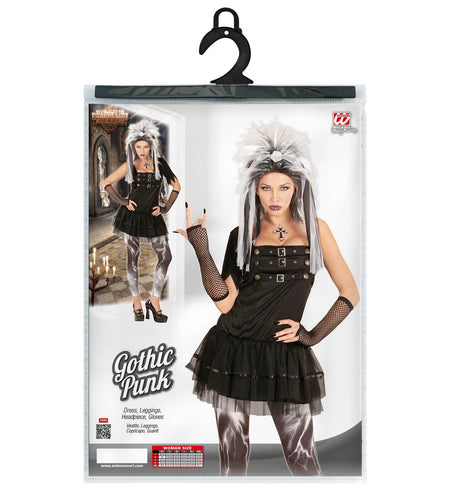 Widmann SRL Zwart Gothic Punk jurkje