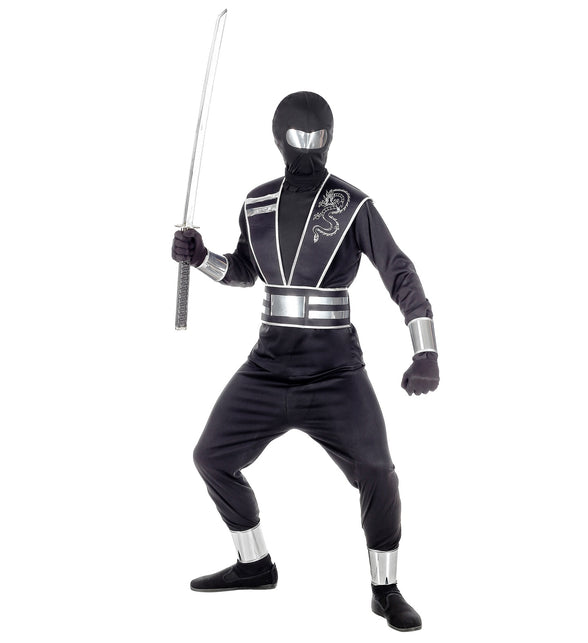 Widmann SRL Zwart ninja pak voor kinderen