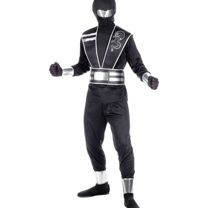 Widmann SRL Zwart ninja pak voor kinderen