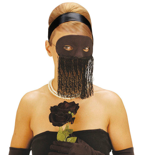 Widmann SRL Zwart odalisk oogmasker