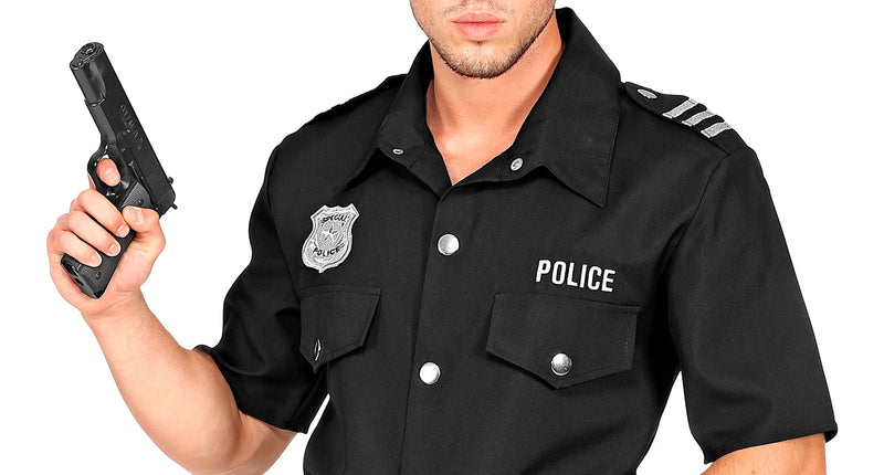 Widmann SRL Zwart politie agent shirt