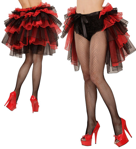 Widmann SRL Zwart-rode Gothic omslag rokjes