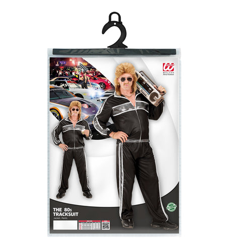 Widmann SRL Zwart trainingspak voor carnaval