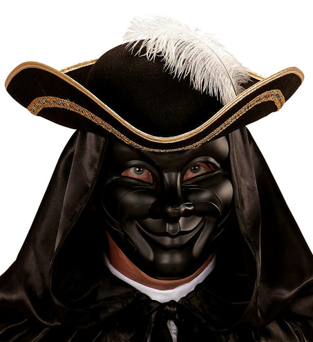 Widmann SRL Zwart Venetiaans masker