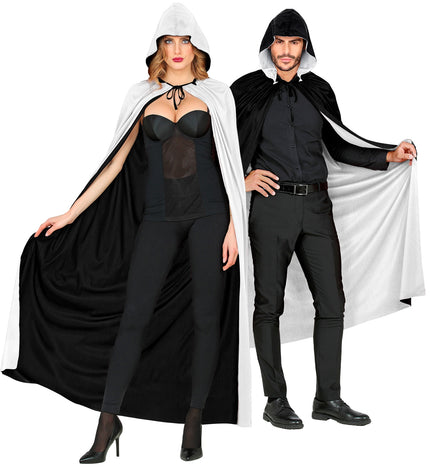 Widmann SRL Zwart wit cape dubbelzijdig