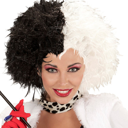 Widmann SRL Zwart witte carnavalspuik