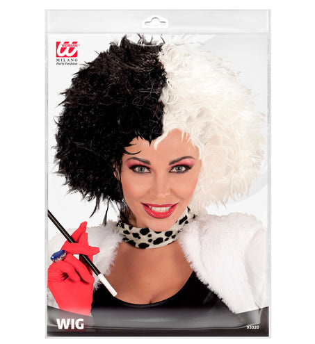 Widmann SRL Zwart witte carnavalspuik