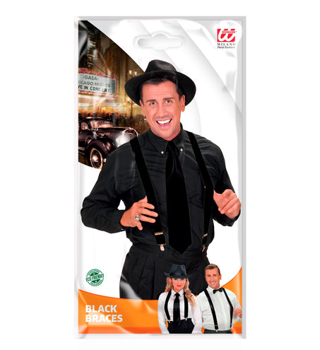 Widmann SRL Zwarte bretels verstelbaar