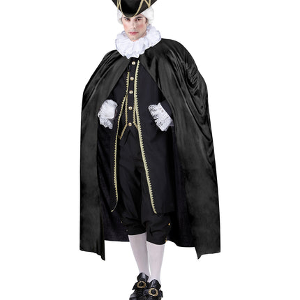 Widmann SRL Zwarte Cape 136Cm