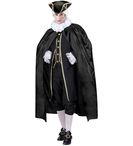 Widmann SRL Zwarte Cape 136Cm