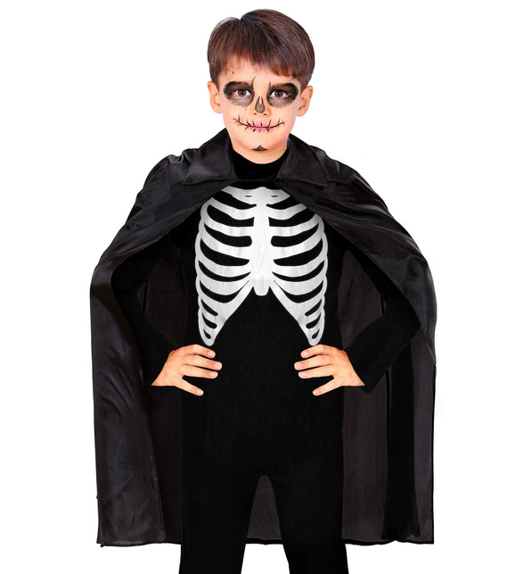 Widmann SRL Zwarte cape 90 cm kinderen