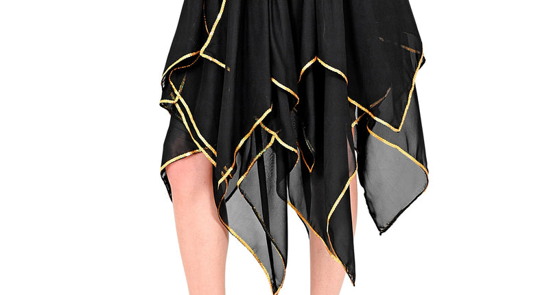 Widmann SRL Zwarte chiffon rok