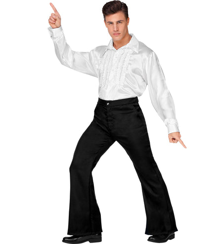 Widmann SRL Zwarte disco broek heren