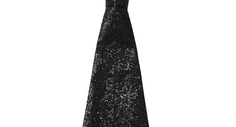 Widmann SRL Zwarte glitter stropdas